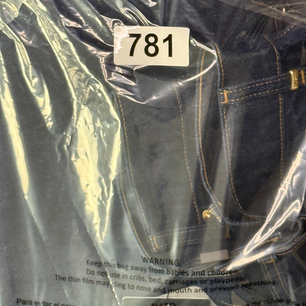 St John Paseo Jeans Womens 10 NWT Dark Indigo Wide Leg K84AC70 $695 USA Luxury - Picture 14 of 14